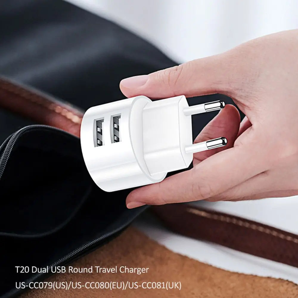 5V 2.1A Dual USB Charger Quick Charge Wall Charger Mobile Phone Charging Mini Adapter Travel Charger
