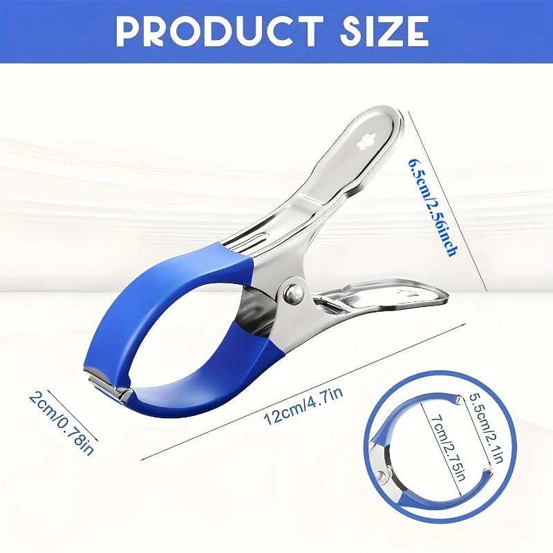 6/10/12pcs Windproof Stainless Steel Pool Cover Clamps Heavy-Duty Spring Clips for Outdoor Swimming Pools