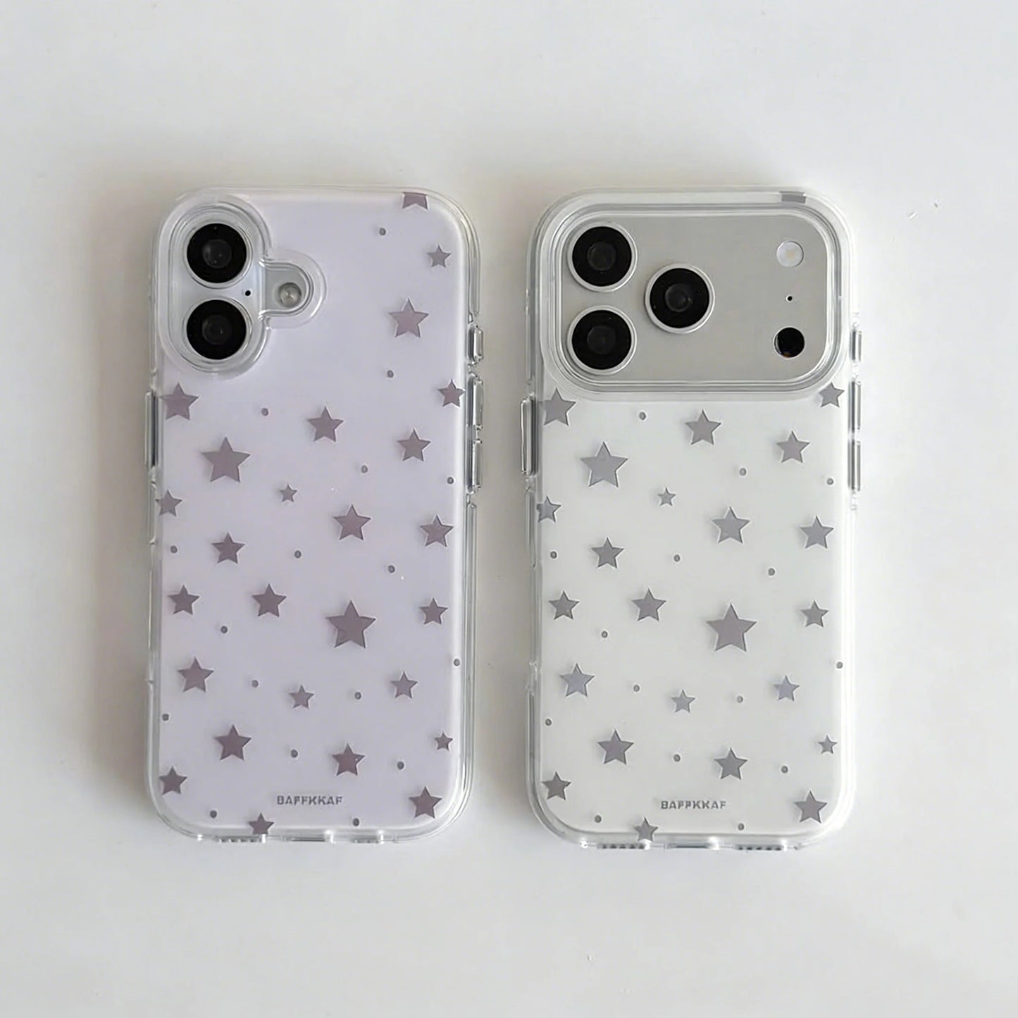 ins wind solid color star Phone Case for iPhone 17e 17 16e 16 15 14 13 12 11 Pro Max Xs XR XSMax Air Plus Feather Texture Cover
