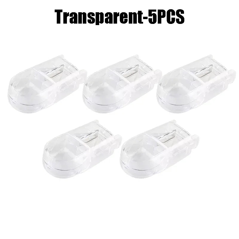 Medicine Pill Cutter Box Portable Drug Box Useful Grinder Splitter Medicine Pill Holder Tablet Cutter Splitter Divider Pill Case