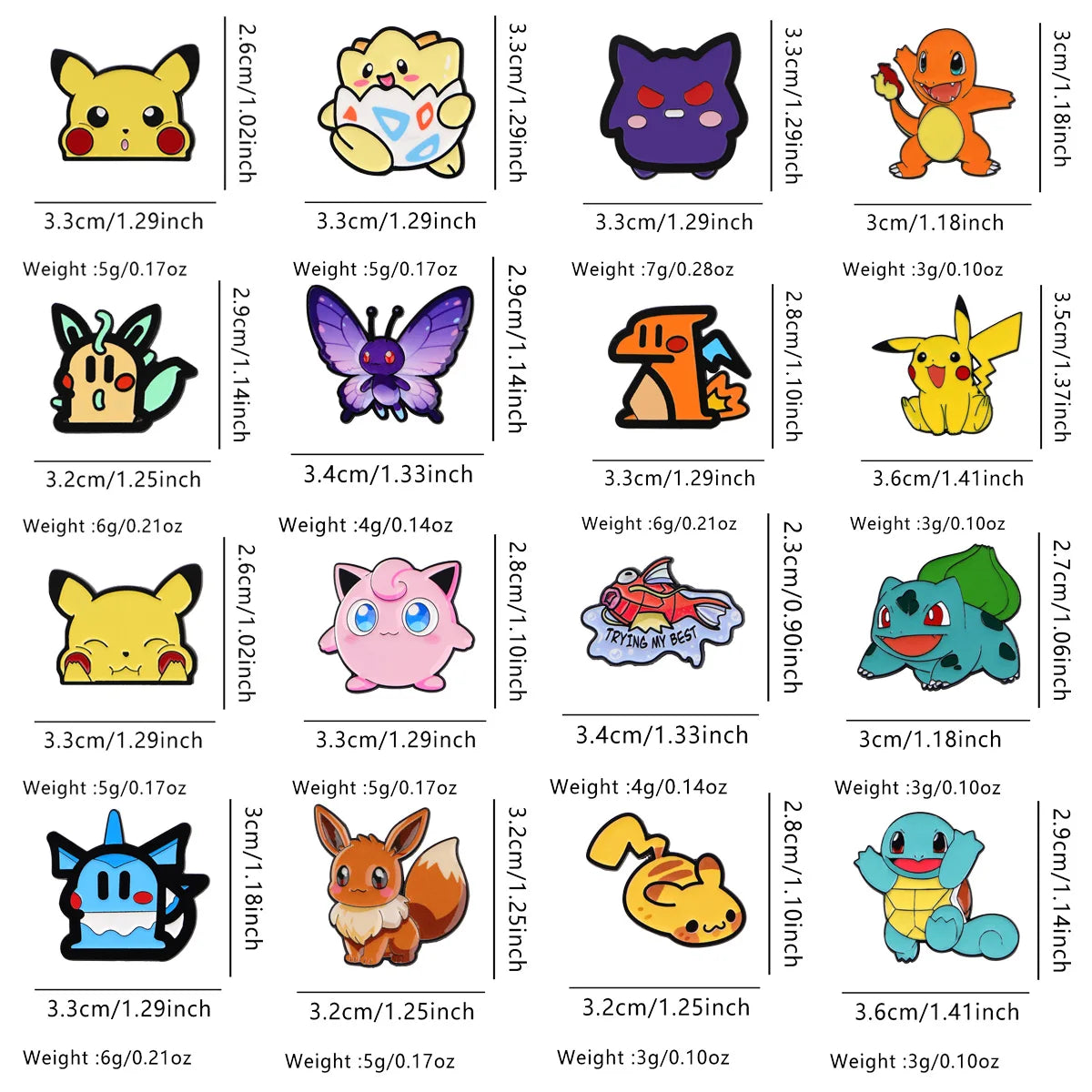 Mix 1-13pcs/set Kawaii Elves Series Enamel Pin Anime Metal Brooch Backpack Hat Bag Collar Badges Fashion Jewelry Collection Gift