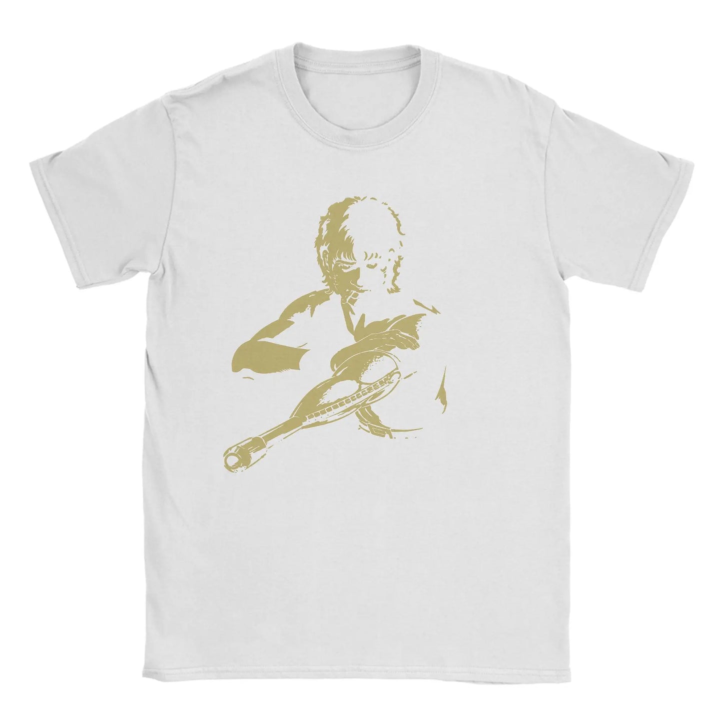 Humorous Space Adventure Cobra T-Shirts for Men O Neck 100% Cotton T Shirt Anime Short Sleeve Tees Graphic Clothing