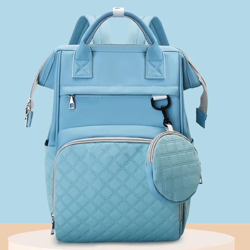 Diaper Bag Backpack Baby Essentials Travel Tote Multifunction Waterproof with Changing Station Pad Stroller Straps Big for Mommy