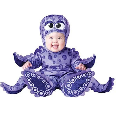 Halloween Costume Baby Boy Clothes Girls Monkey Polar Bear Romper Kids Clothing Set Baby Hat Socks Toddler Set