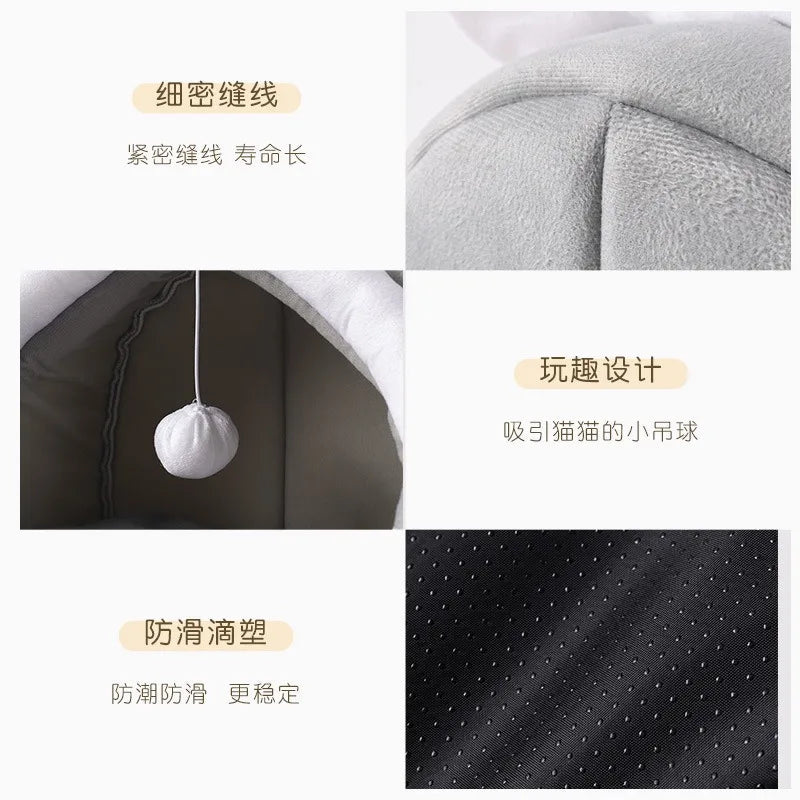 Hot selling cat house, closed pet house, semi closed dog house, cat house, warm in winter, universal in all seasons