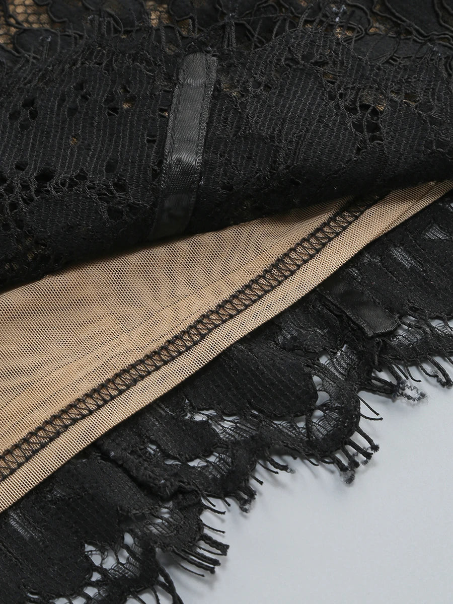 Women’s Cocktail Dress Sexy Lace Hollow Out Transparent Sleeveless Slim Fit Maxi Party Club Evening Gown White Long Dresses