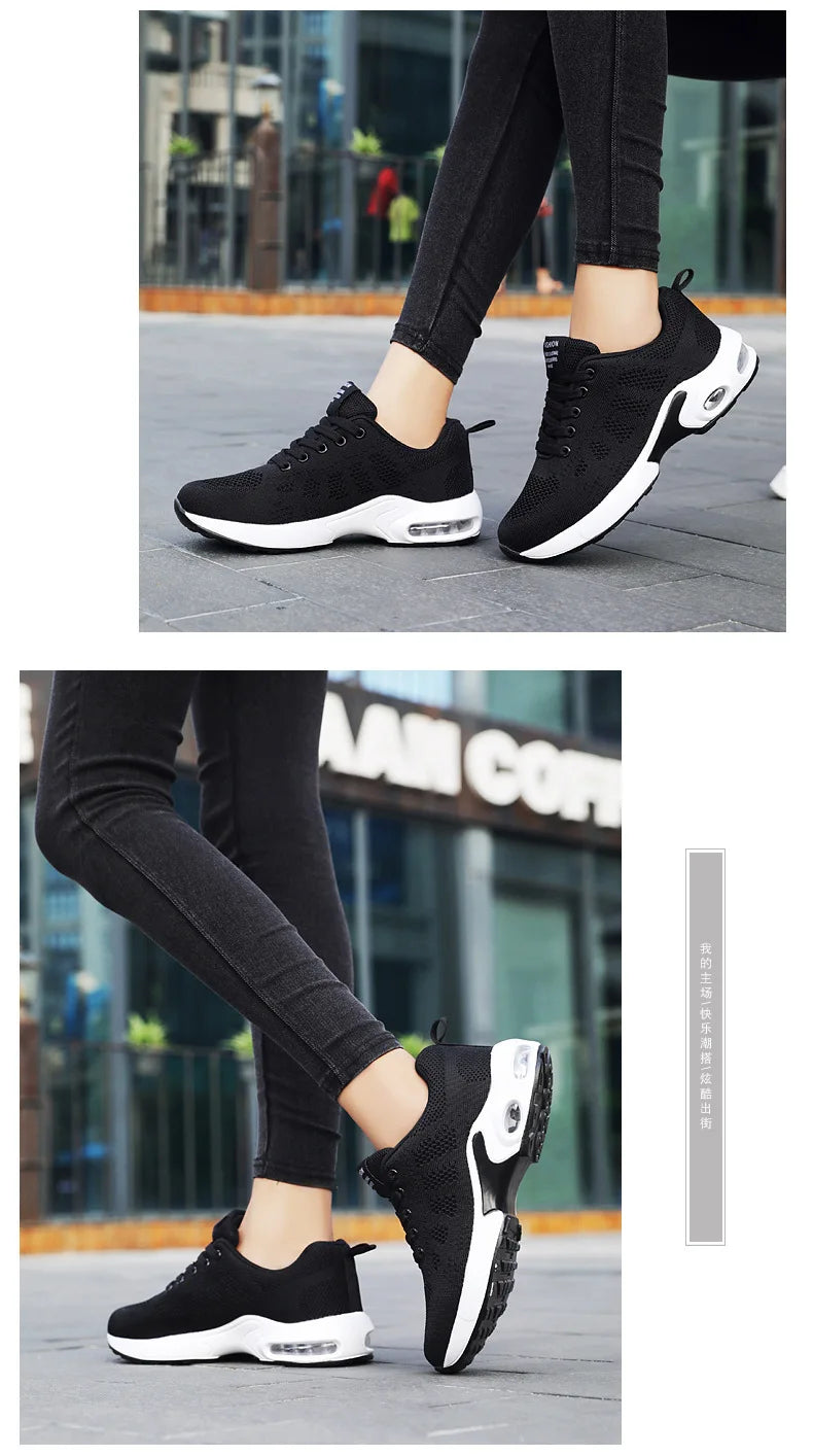 Mesh Women Running Shoes Breathable Casual Shoes Outdoor Light Weight Pink Tenis Sports Shoes Casual Walking Sneakers for Wamen
