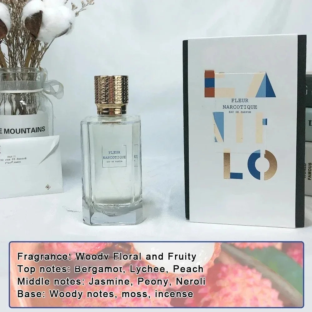 Mystique of The Blue Talisman 100ml Luxury Unisex Perfume Enchanting Woody Floral Scent with Pheromones, Long Lasting Cologne