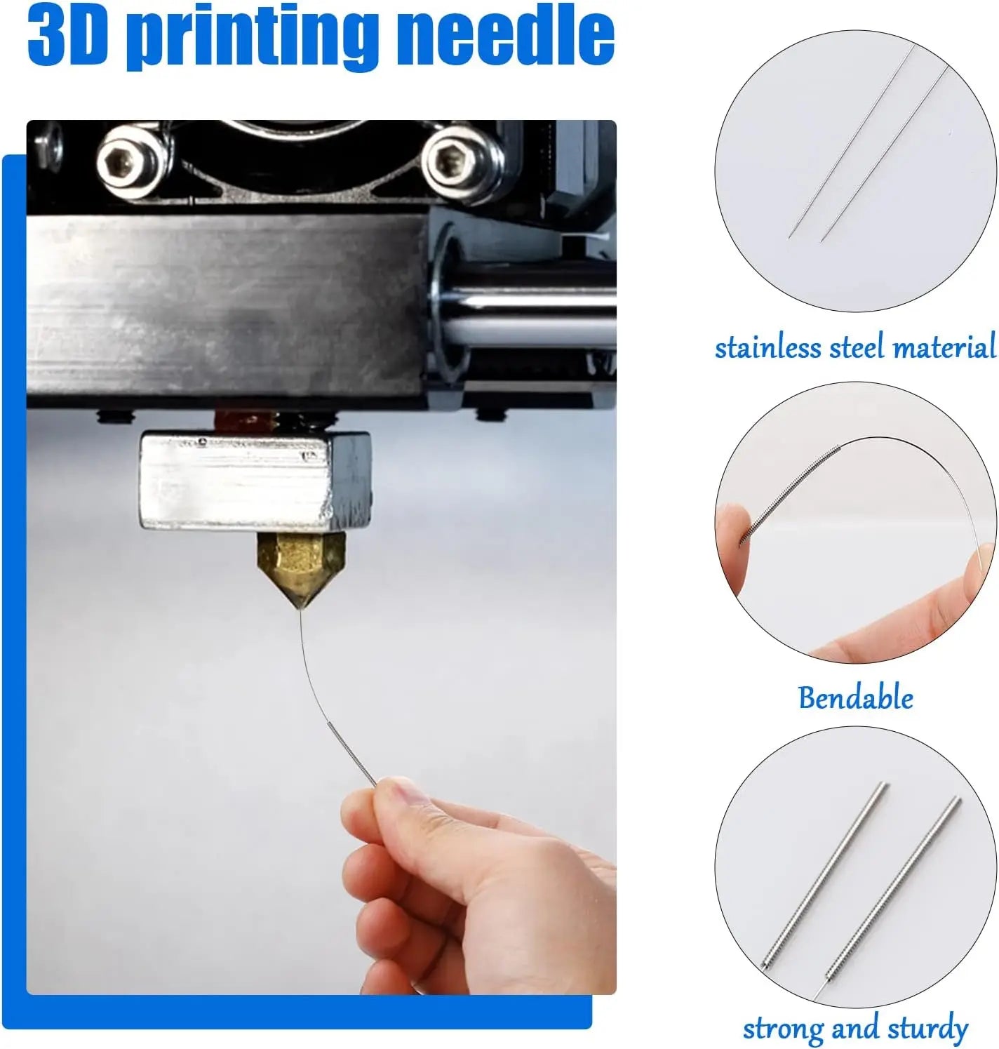 Creality 3D Printer Tool Kit Nozzle Cleaner,File,Engraving Knife,Tweezers,Scraper& Engraving Tools for Maintenance