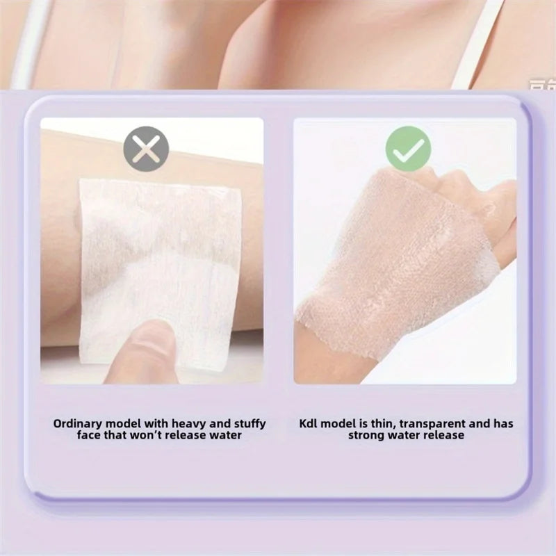Wet-compress Cotton Pad Disposable Stretchable Mask Paper Makeup Removal Facial Mask Wet Compress Cotton Piece Skincare Tools