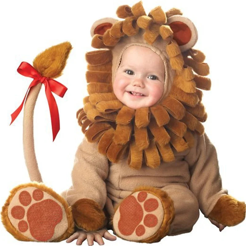 New Arrival High Quality Baby Boys Girls Halloween Dinosaur Costume Romper Kids Clothing Set Toddler Co-splay Triceratops
