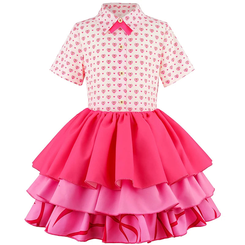 2026 New Halloween Cosplay Kids Mal Cosplay Costume Girls Evie Children Fantasia Carnival Clothes With Socks Birthday Party Hall