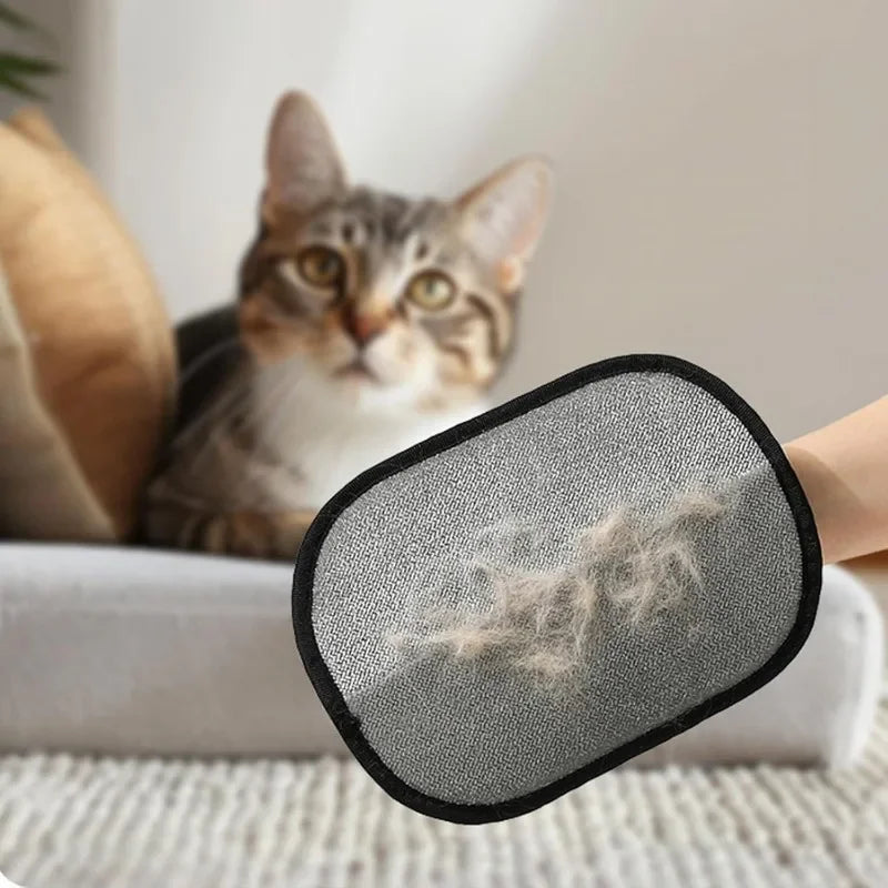 Pet Grooming Cat Hair Removal Glove for Clothes Bed Mat Sofa Pet Hair Remover Glove Pet Massage Cleaning Deshedding Glove