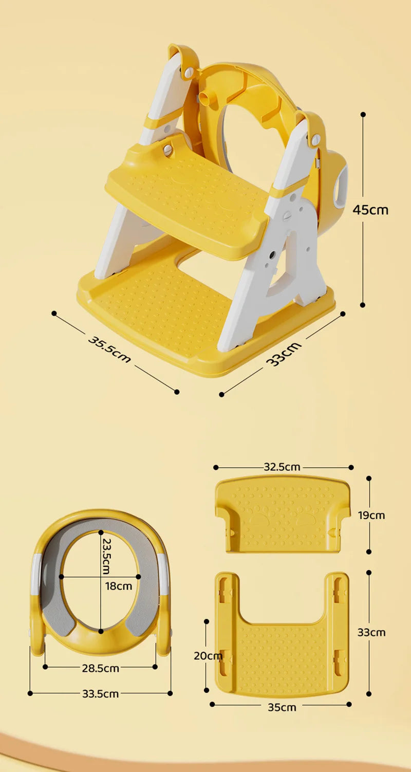 Newly Upgraded Portable Potty Child Baby Boy Potty Training Seat Step Stool Baby Potty Portable Child Urinal Baby Toilet Pot