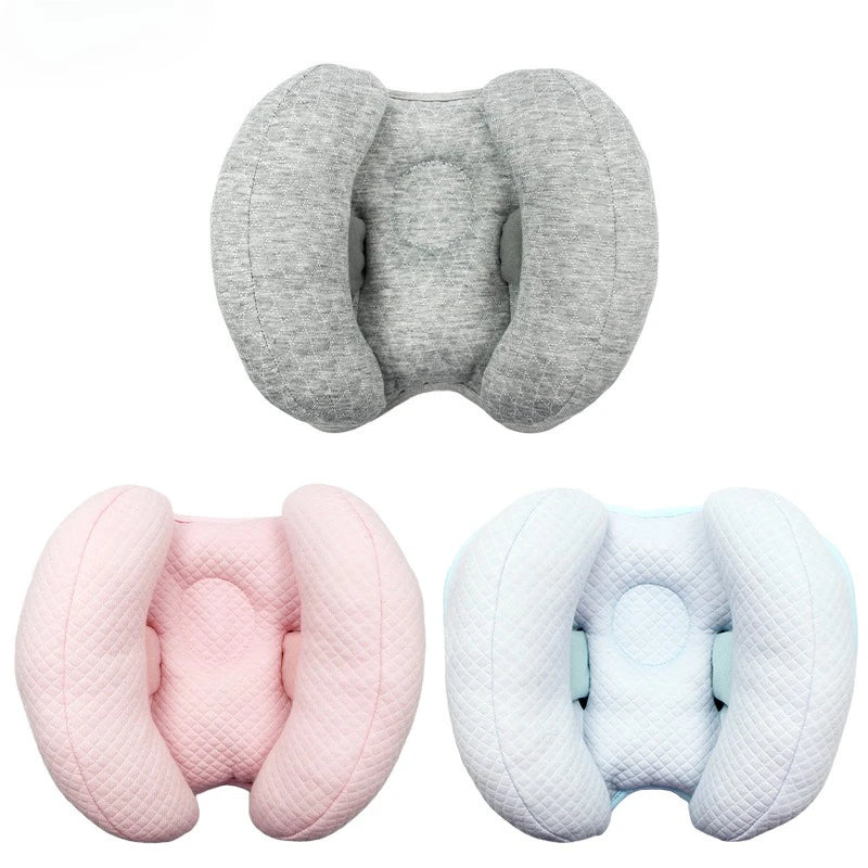 Infant Head Support Pillow for Car Seat Stroller Baby Neck Support Cushion with Adjustable Straps Child Head Rest Travel Pillow