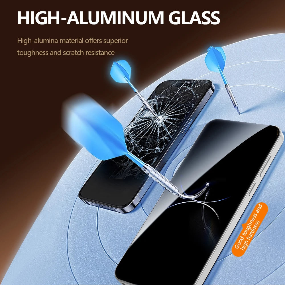 Lereach for vivo X300 Pro vivo x300 Anti-Spy Screen Protector Dust-Free Box Auto-Alignment Full Coverage Tempered Glass Film