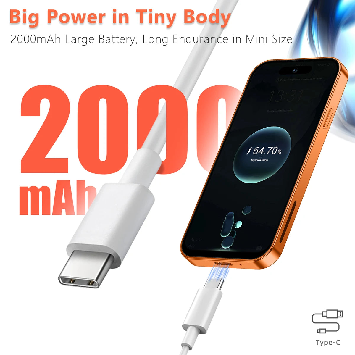 ONEMYTH 2026 new A18 Pro mini smartphone, 2GB RAM 16GB ROM, 4G network, 4.0-inch portable small Android phone