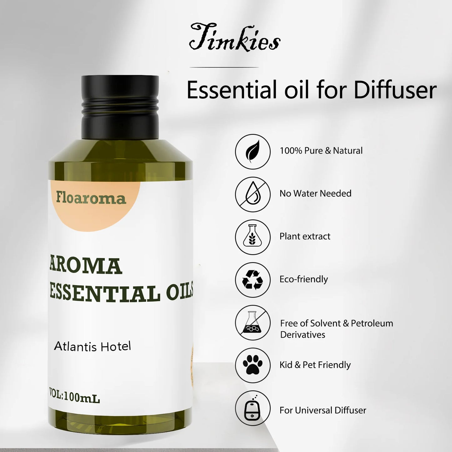 Essential Oils 200ml For Aromatic Diffuser Perfume Oil Air Freshener Smell For Home Fragrance Device Hotel Scent Diffuser Oil