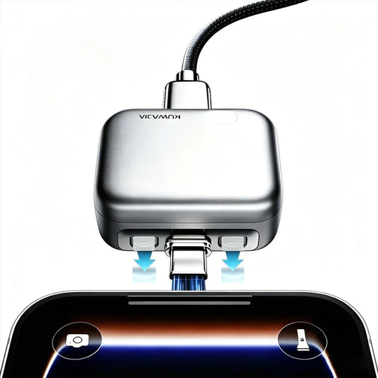 1PCS Smart Type-C Charging Adapter, Auto Cut Off When Fully Charged, Universal Separator Charger for Overnight & Unattended Safe