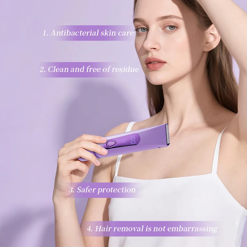 Woman Double Head Electric Shaver Dual Purpose Female Razor Body Epilator Leg Underarm Bikini Electric Hair Remover Trimmer