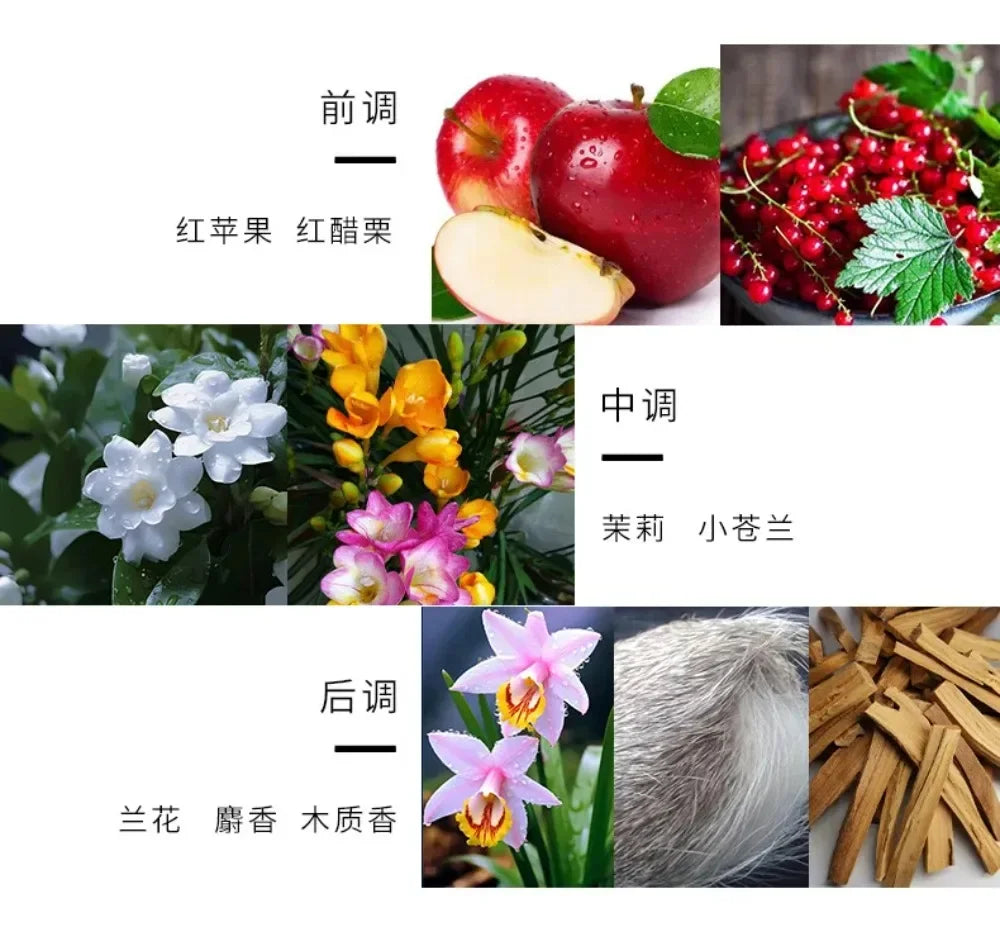 50ml WARMKISS Ladies Perfume Red Gradient Skirt Shape Bottle Long Lasting Sweet Floral Fruity Scent Valentine Dating Gift