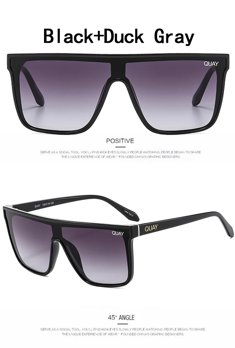 Brand Fashion Sunglasses Women Men Design Square Quay Sun Glasses for Women Retro Nightfall Female Shades Gafas Oculos UV400