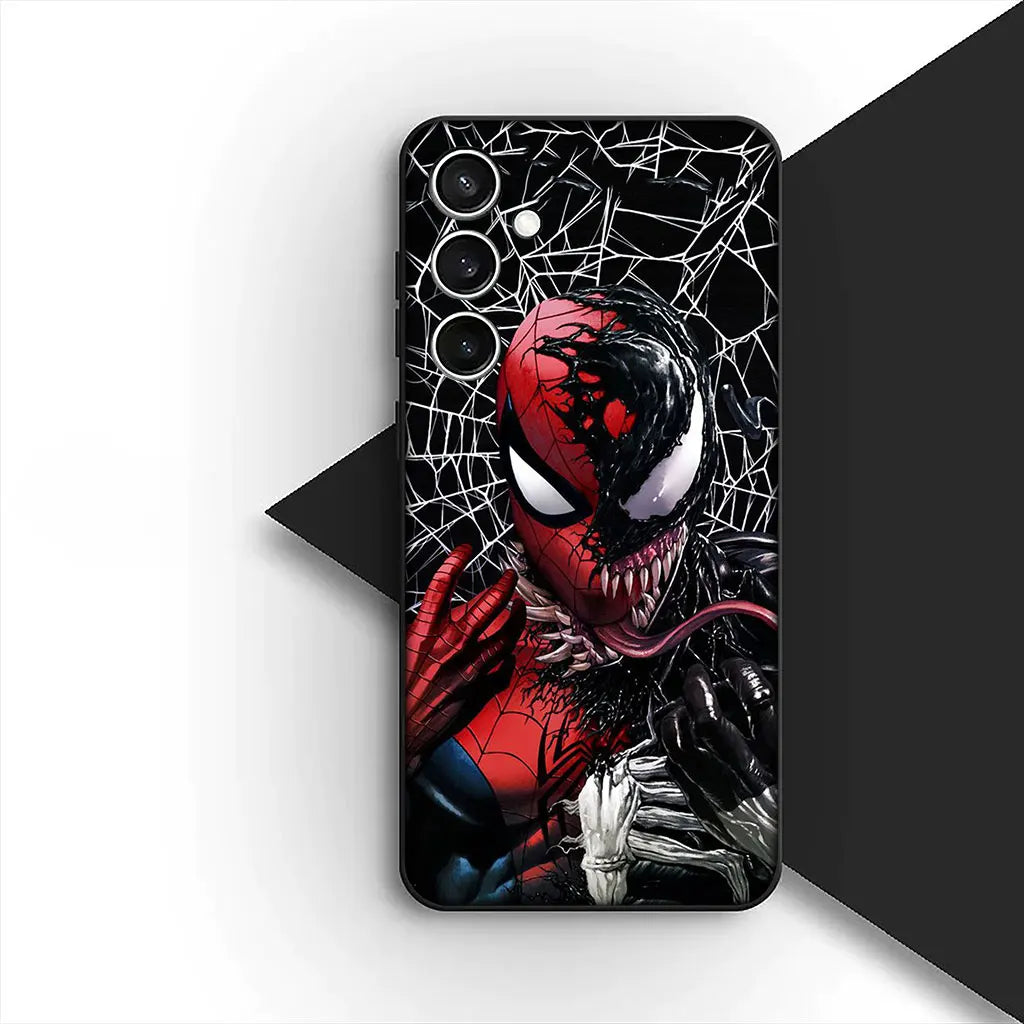 Cover Venom Spider Man Marvel Spiderman Phone Case for OPPO A18 A16 A80 A40 A17 A15 A38 A78 A79 A54 A57 A58 A60 4G 5G Casing
