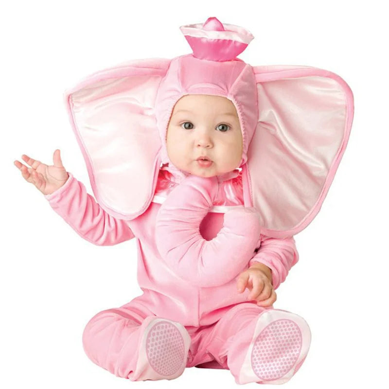 New Arrival High Quality Baby Boys Girls Halloween Dinosaur Costume Romper Kids Clothing Set Toddler Co-splay Triceratops