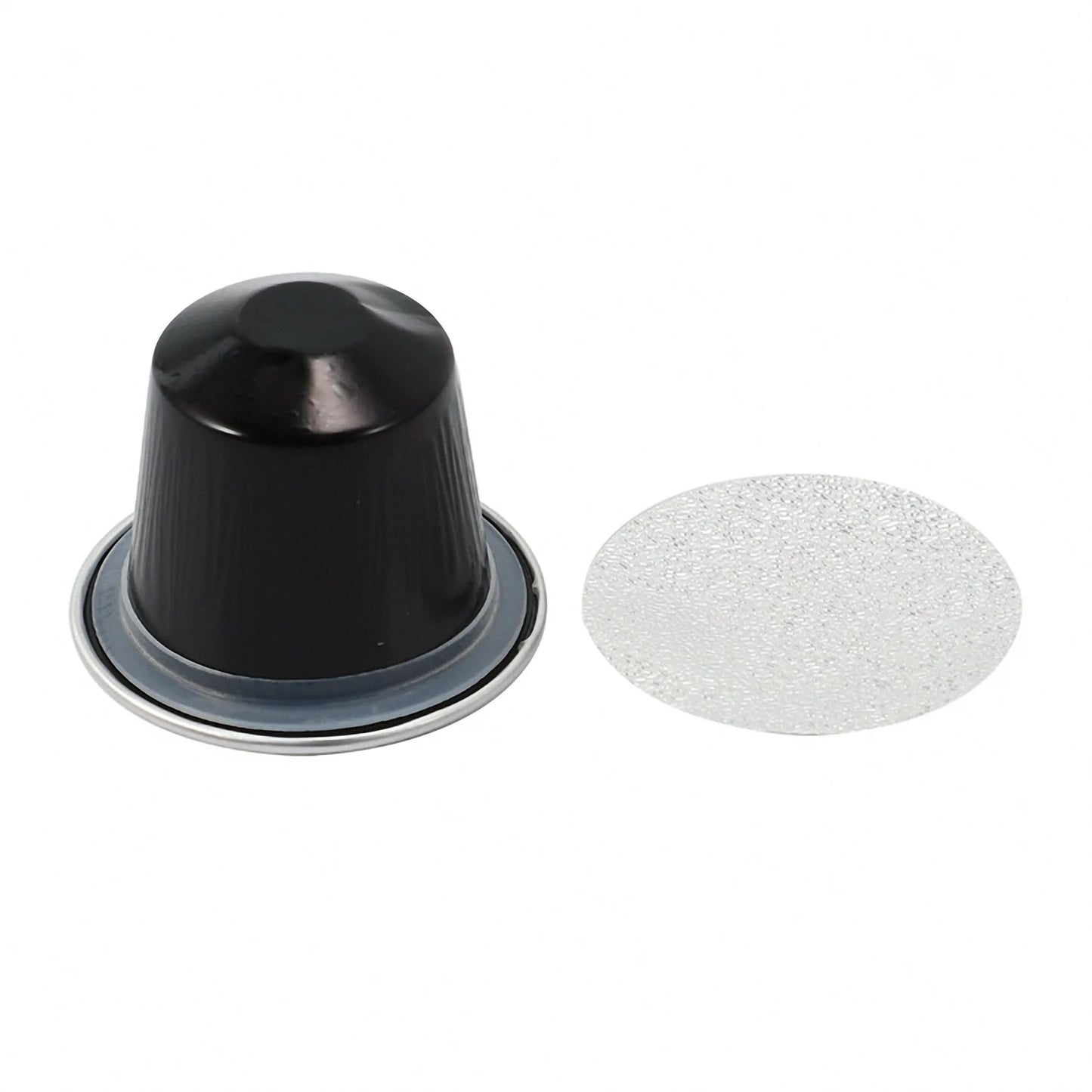 A98I-250Sets Refillable Coffee Capsules Cup Disposable Coffee Capsules Packaging Cafe Supplies For Nespresso Black