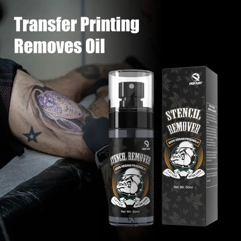 DQFART Tattoo Transfer Remover Spray Kit - Professional Correction Solution for Mistakes Safe Easy To Use for Beginners Artists