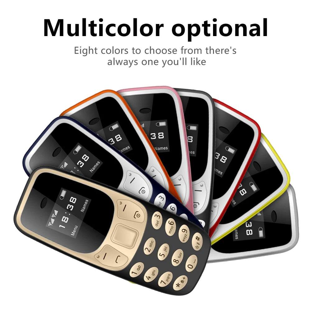 SERVO BM10 Super Mini Mobile Phone Dual SIM Magic Voice Dial Bluetooth Earphone Auto Call Recording Blacklist Mp3  2G Cellphones