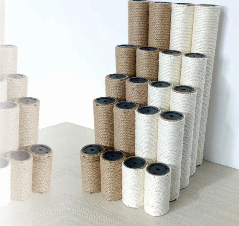 Cat Scratching Post Cat Tree Sisal Climbing Frame DIY Replacement Post Accessories Kitten Toy Pet Furniture Kittens Scratch Pole