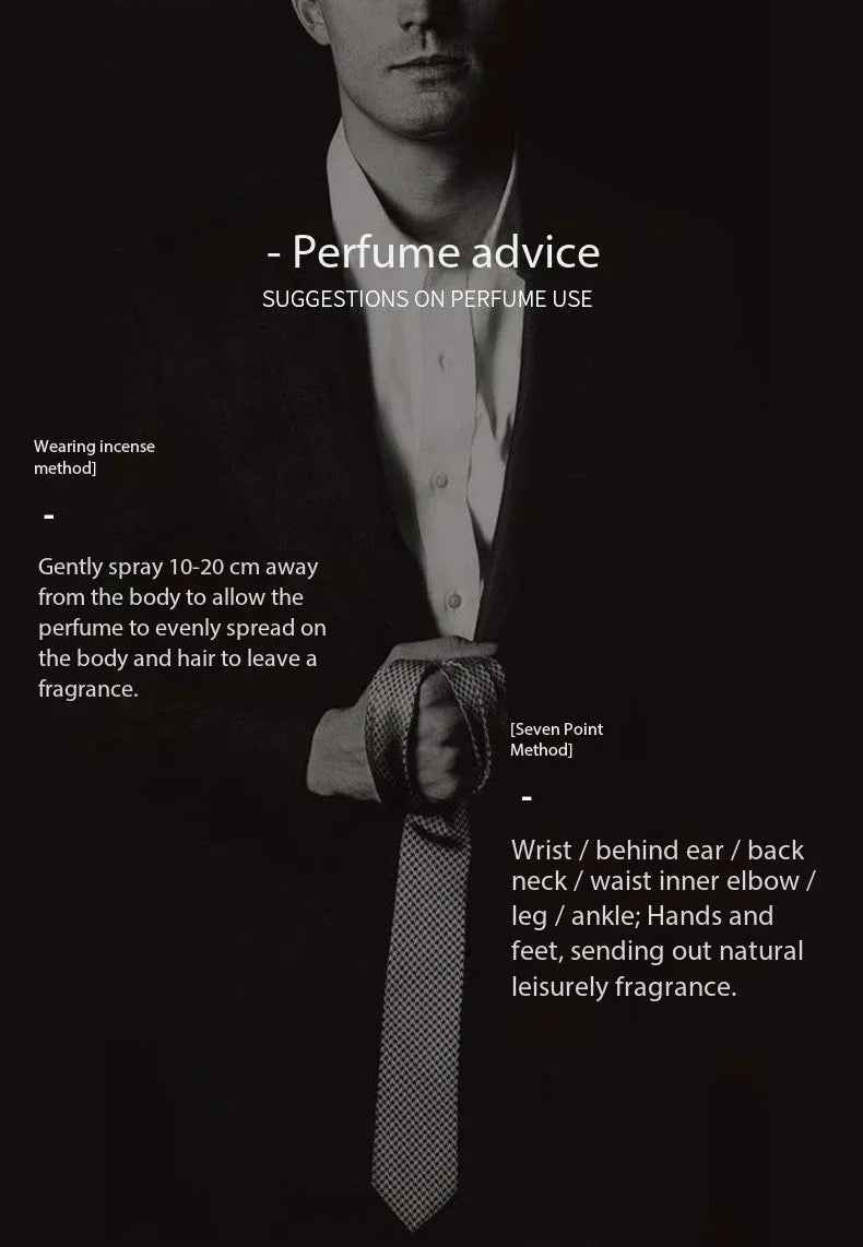 100ML Original Men's Elixir Inspired Perfume-Amber Fougere & Spicy Woody Fragrance, Long Lasting Sexy Scent for Attracting woman