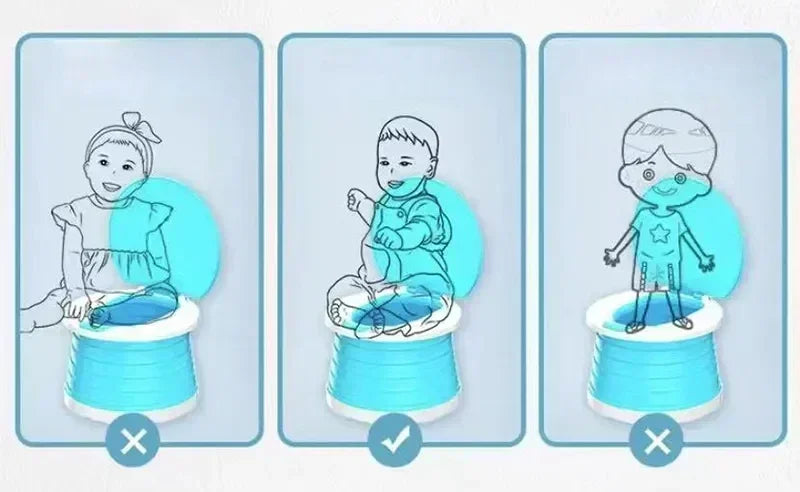 Training Toilet for male and female Car Camping Indoor Outdoor Bathroom for Baby Potty Training Kids Children Travel Potty