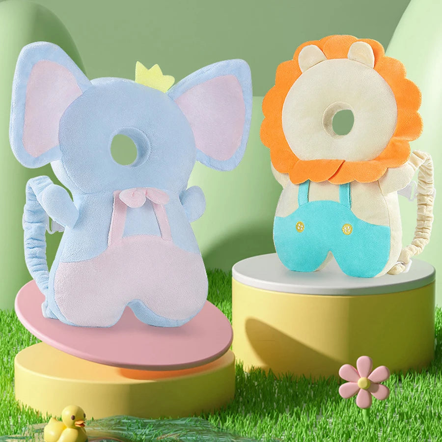 Baby Anti Fall Head Protector Pillow Summer Breathable Infant Learning Walking Head Protection Cushion Toddler Safety Anti Colli