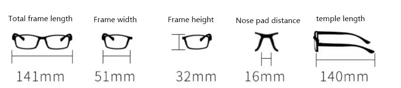 Smart Zoom Reading Glasses for Both Distance and Near Use Blue Light Blocking Eyeglasses Rimless Glasses +1.0(100) ~ +7.0(700)