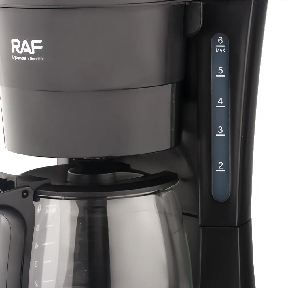 Electric Dirp Coffee Machine 600W Automatic American Drip Type, 600ML Coffee Machine American Milk Tea Machine Coffee Pot
