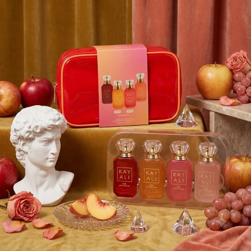 KAYALI Perfume Gift Set Unisex Eau De Parfum 4x10ml Long Lasting Fruity Floral Sweet Luxury Mini Fragrance Collection Scents