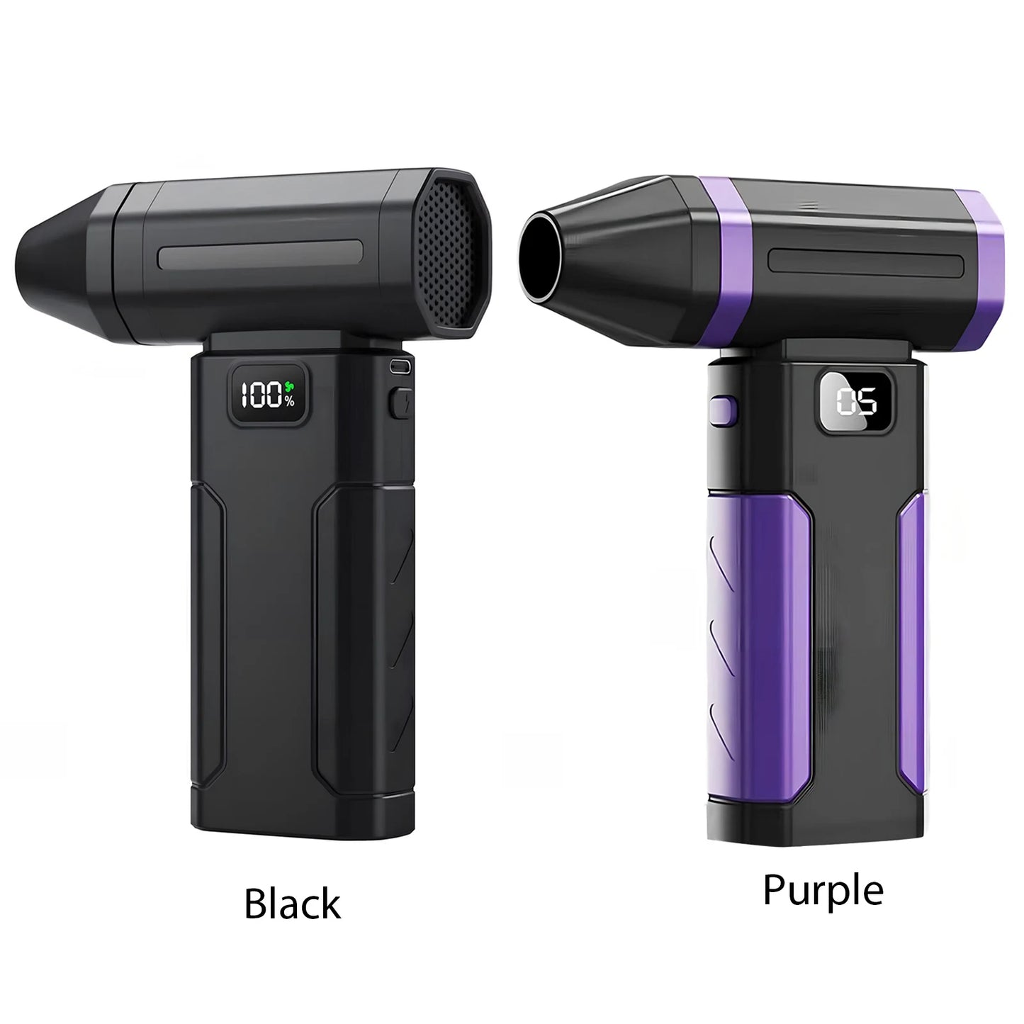  Compressed Air Duster 5-Speed Handheld Portable Dust Blower Electric Dryer Screen Display Rechargeable 100000RPM Powerful Tool