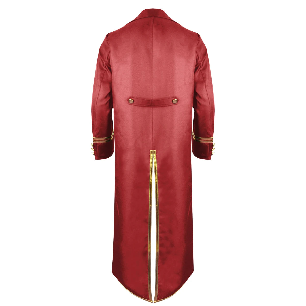 Halloween Costume Men Tuxedo Medieval Vintage Costume Male Mid-Length Punk Vintage Gilt Tuxedo Stage Performance Clothing
