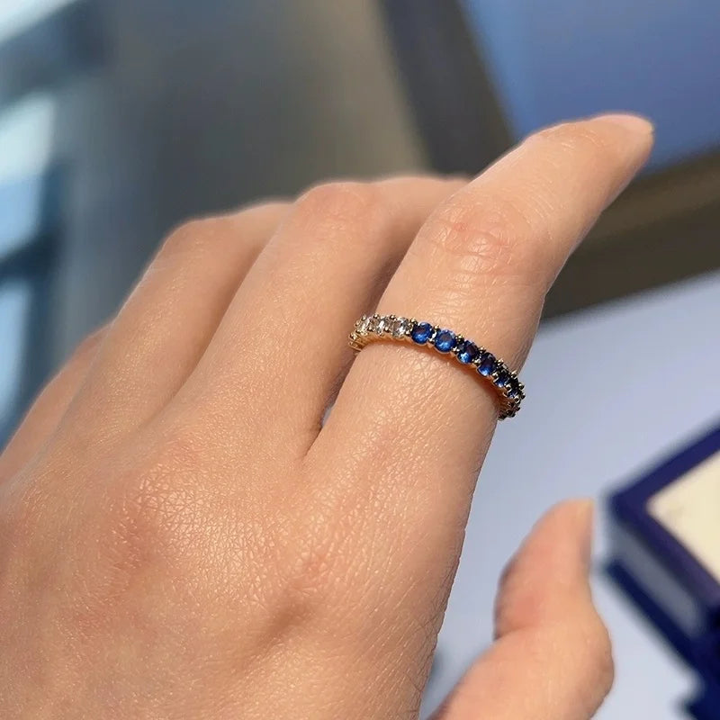 Rings Sales Trend Luxury Brand High Quality Jewelry Original Shiny Christmas Birthday Cocktail Party Engagement Gift for Women