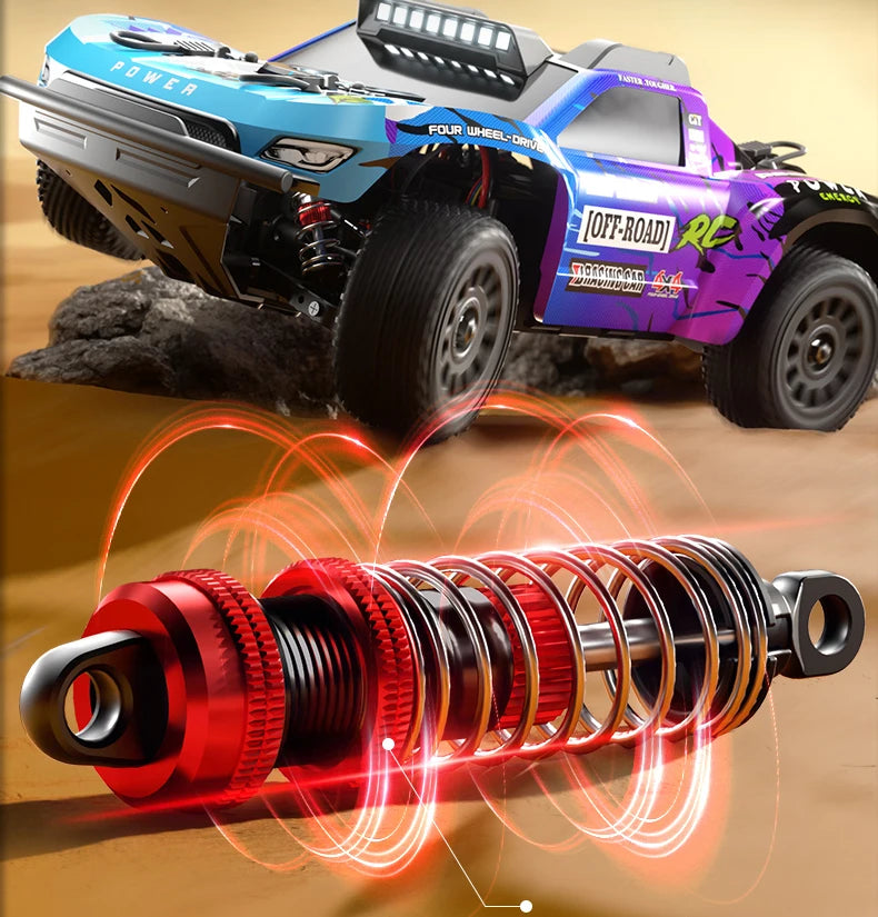 1/14 Q130 RC Car Desert  4WD Off-road Truck 2.4G High Speed Car Racing Drift Remote ControlVehicle Toys For Boys Children