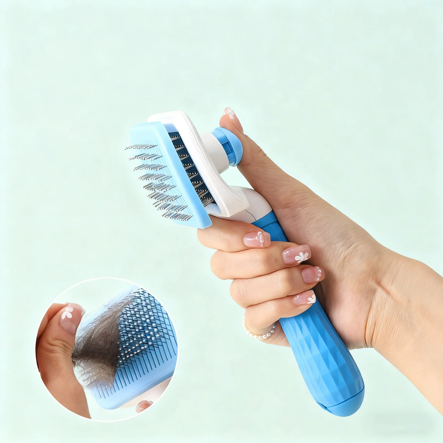 Pet Dog Brush Cat Comb Self Cleaning Pet Hair Remover Brush For Dogs Cats Grooming Tools Pets Dematting Comb Dogs Accessories