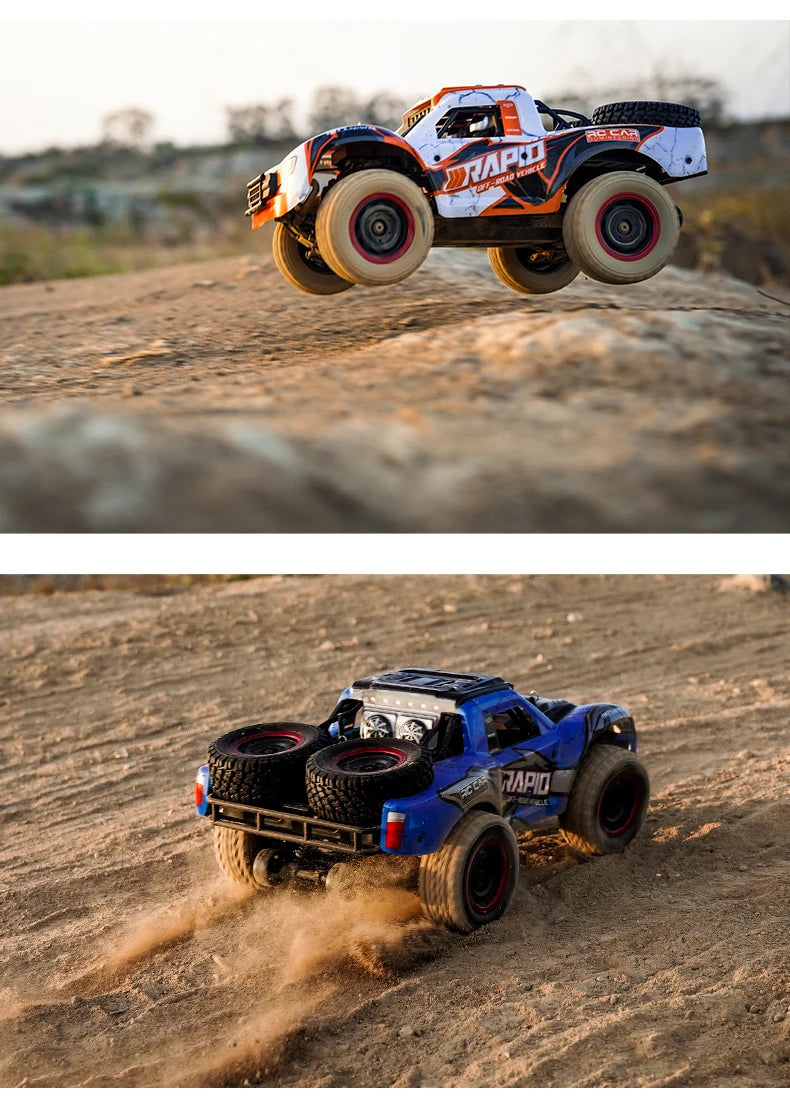 1/14 Q130 RC Car Desert  4WD Off-road Truck 2.4G High Speed Car Racing Drift Remote ControlVehicle Toys For Boys Children