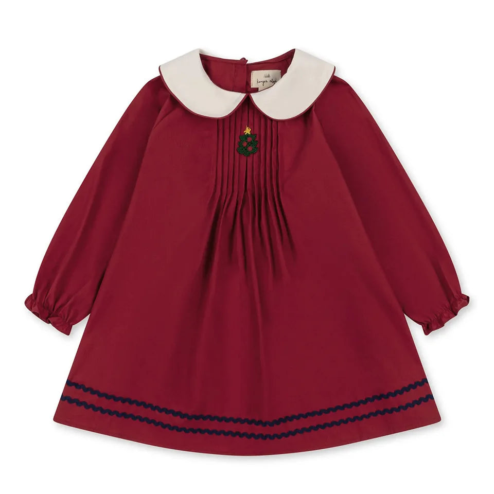 Autumn Winter Kids Christmas Dresses KS 2024 Velvet Bow Girl Princess Dress Baby Jumpsuit New Year Party Children's Clothing