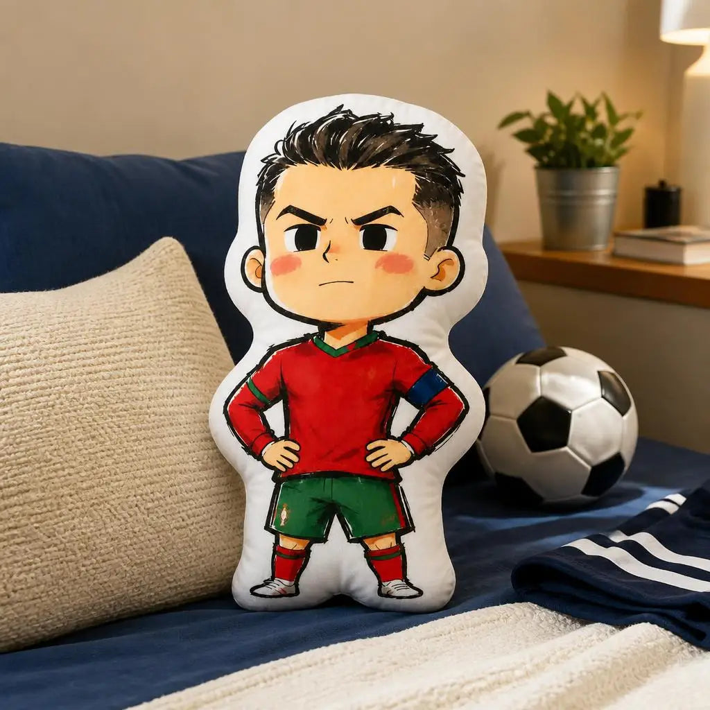 CR CR7 Portugal Soccer Football Siu Plush Pillow Cushion Irregular Stuffed Throw Pillow Home Decor Gift Sofa Bed