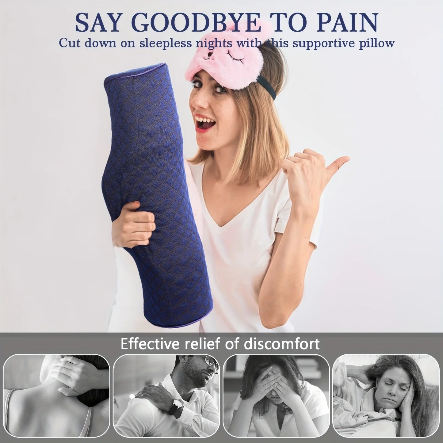 Orthopedic Neck Pillow: Superior Cervical Support  Soft Memory Foam, Breathable  Washable, Ideal for Every Sleeper