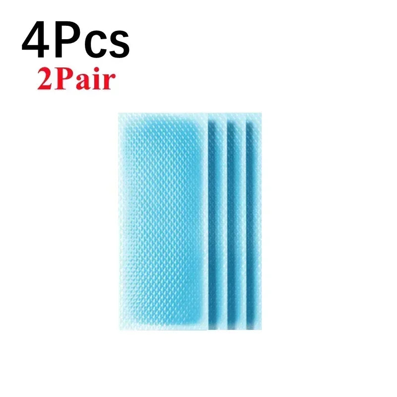 5-1Pairs Summer Ice Gel Cooling Patches Headache Pain Relief Fever Forehead Strip for Summer Cool Lower Temperature Ice Stickers