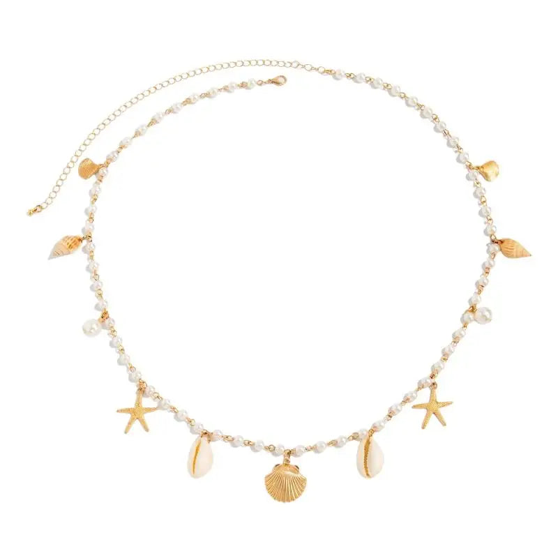 Pearl Belly Chain for Women Boho Waist Chains Sexy Summer Beach Jewelry for Swimsuit Body Accessory