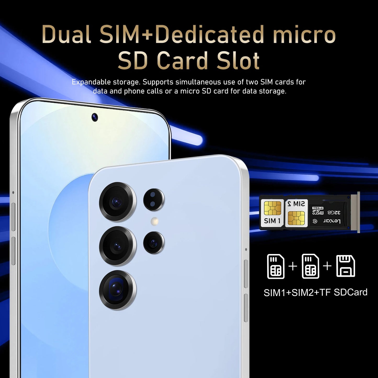 New 2026 High Quality S27 Ultra Original Intelligent 4G 5G Dual Card Dual Standby System Global Version 7800mAh Battery Arrival